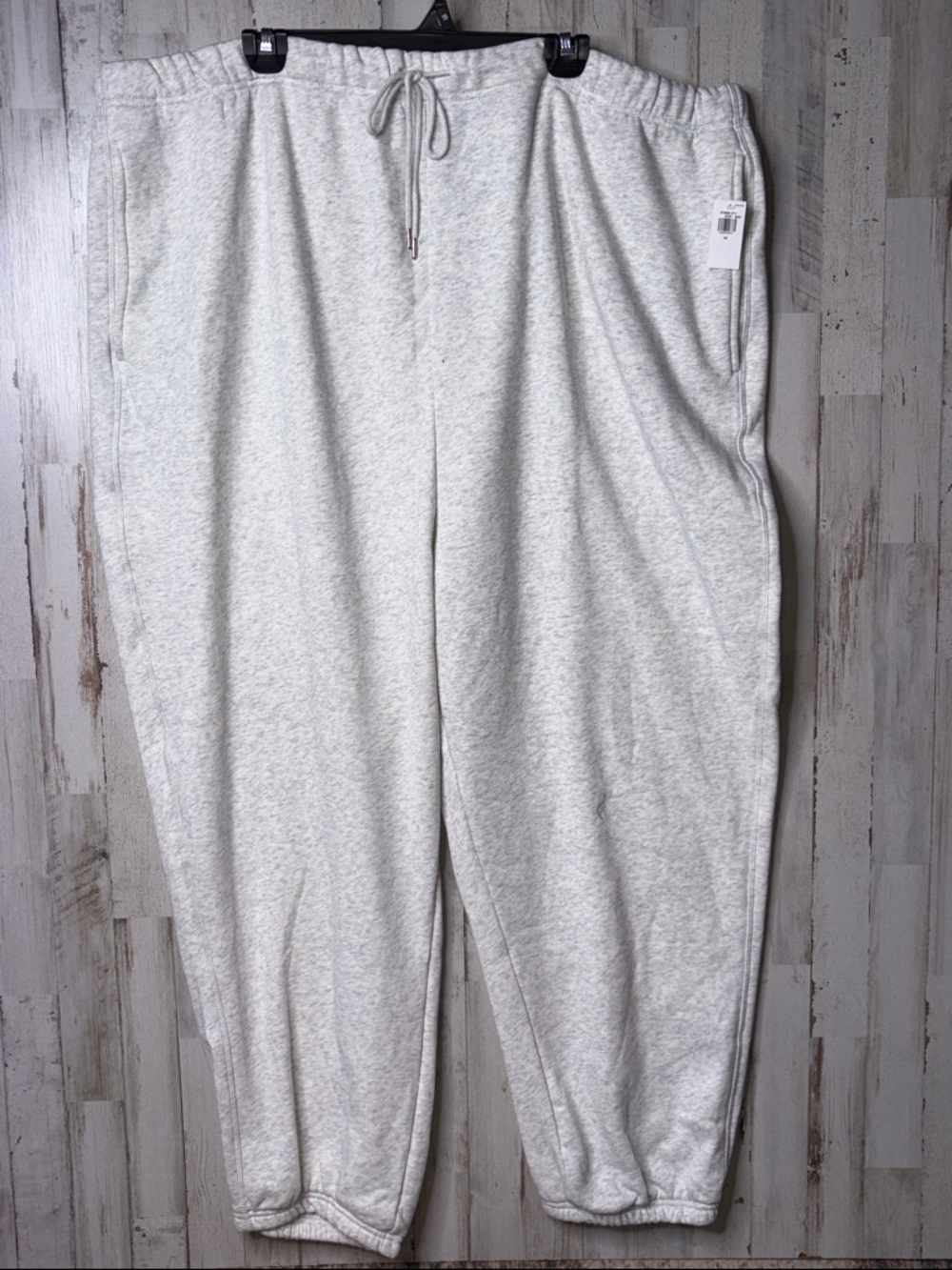 Old Navy Light Heather Gray Women's Sweatpants with Drawstring 4X NWT - Picture 3 of 14